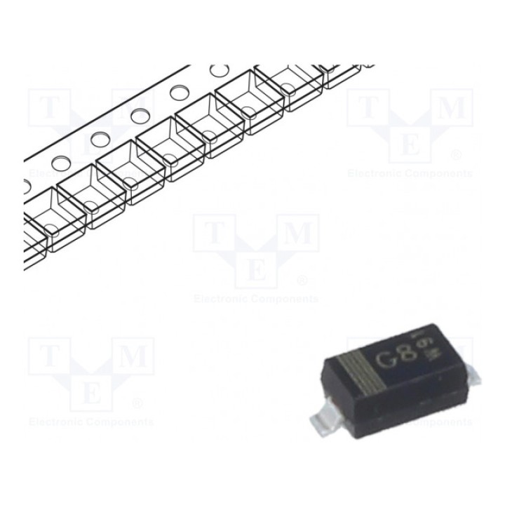 Диод выпрямительный Шоттки SMD NEXPERIA BAT46GWX 934070363115 (BAT46GWX)