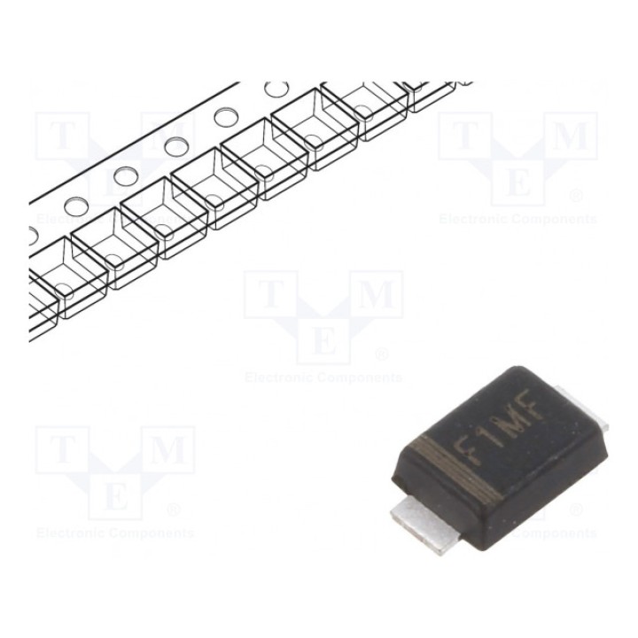 Диод выпрямительный SMD YANGJIE TECHNOLOGY F1MF (F1MF-F1-YAN)