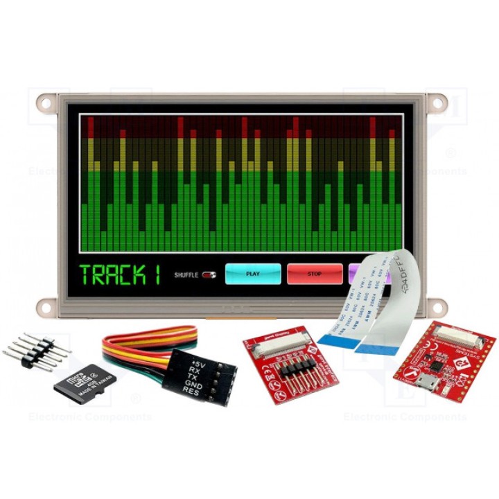 Ср-во разработки с дисплеем TFT 4D Systems SK-GEN4-70D (SK-GEN4-70D)