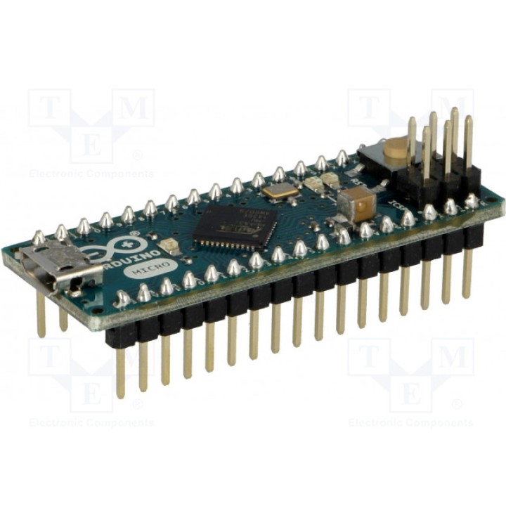 Ср-во разработки Arduino ARDUINO ARDUINO MICRO WITH HEADERS (A000053)