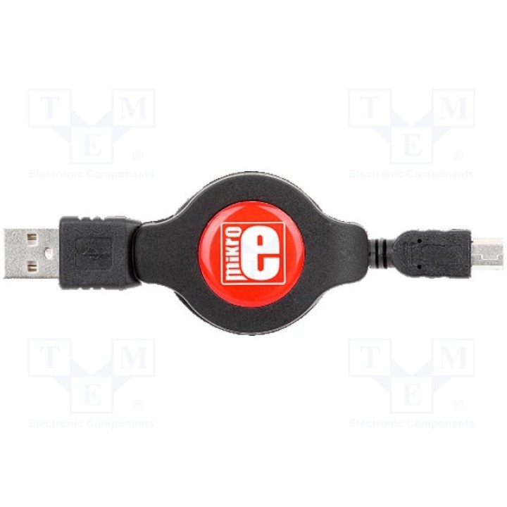 Соединительный кабель USB MIKROELEKTRONIKA USB MINI-B ROLL CABLE (MIKROE-1096)