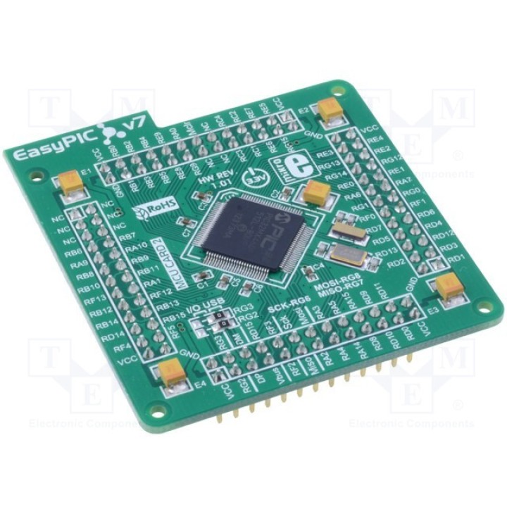 Мультиадаптер MIKROELEKTRONIKA EASYPIC FUSION V7 MCUCARD PIC32MX460F512 (MIKROE-1210)