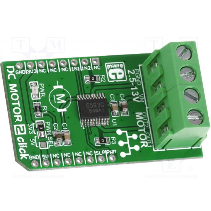 Click board MIKROELEKTRONIKA DC MOTOR 2 CLICK (MIKROE-1911)