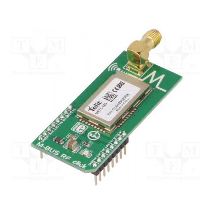 Click board трансивер MIKROELEKTRONIKA M-BUS RF CLICK (MIKROE-2048)