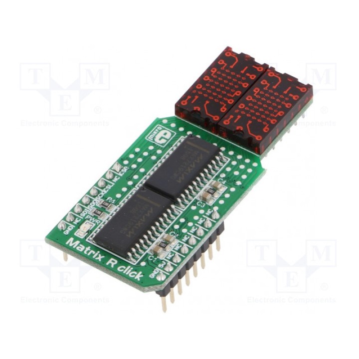 Click board LED-матрица MIKROELEKTRONIKA MATRIX R CLICK (MIKROE-2245)