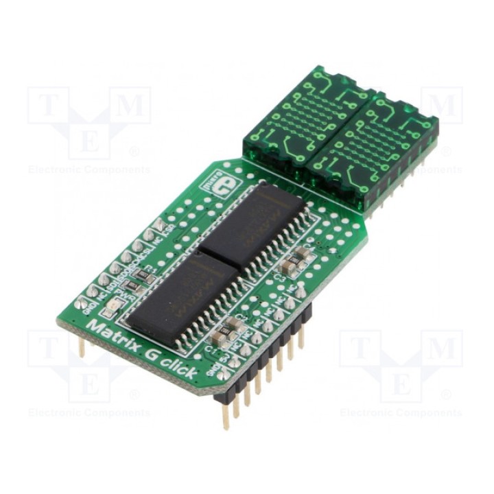 Click board LED-матрица MIKROELEKTRONIKA MATRIX G CLICK (MIKROE-2246)