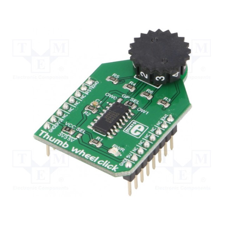 Click board MIKROELEKTRONIKA THUMBWHEEL CLICK (MIKROE-2366)