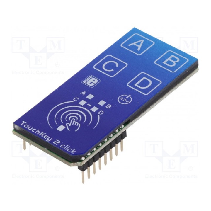 Click board MIKROELEKTRONIKA TOUCHKEY 2 CLICK (MIKROE-2474)