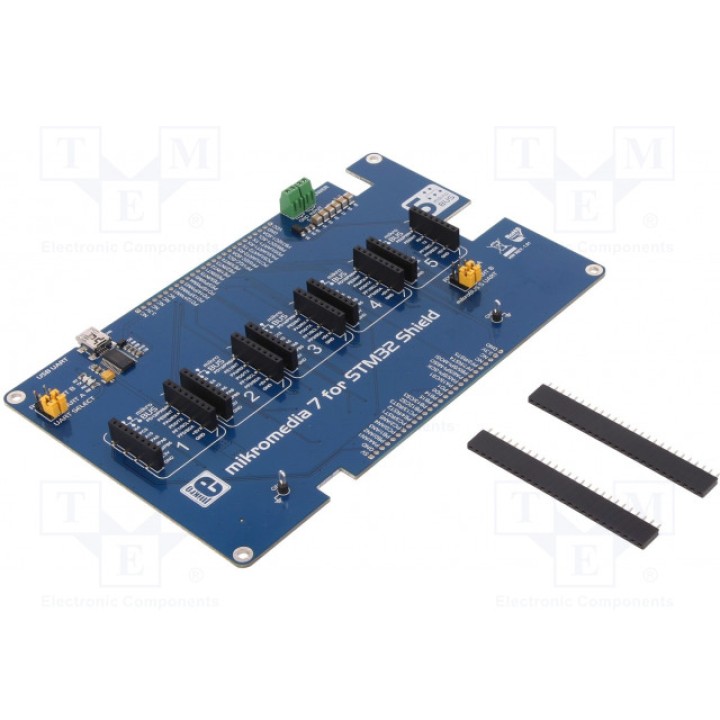 Мультиадаптер MIKROELEKTRONIKA MIKROMEDIA 7 FOR STM32 SHIELD (MIKROE-2812)