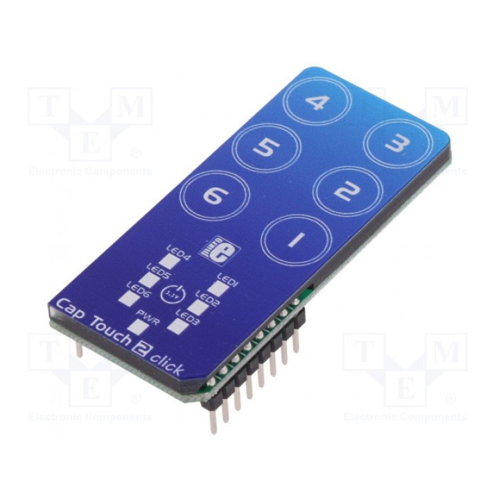 Click board MIKROELEKTRONIKA CAP TOUCH 2 CLICK (MIKROE-2964)