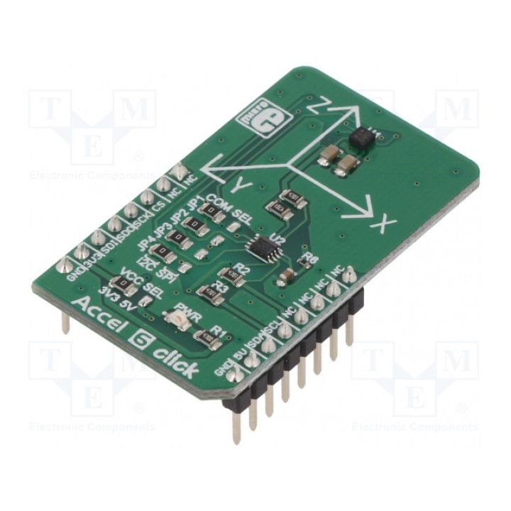 Click board MIKROELEKTRONIKA ACCEL 6 CLICK (MIKROE-3075)