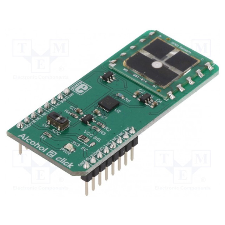 Click board MIKROELEKTRONIKA ALCOHOL 2 CLICK (MIKROE-3097)