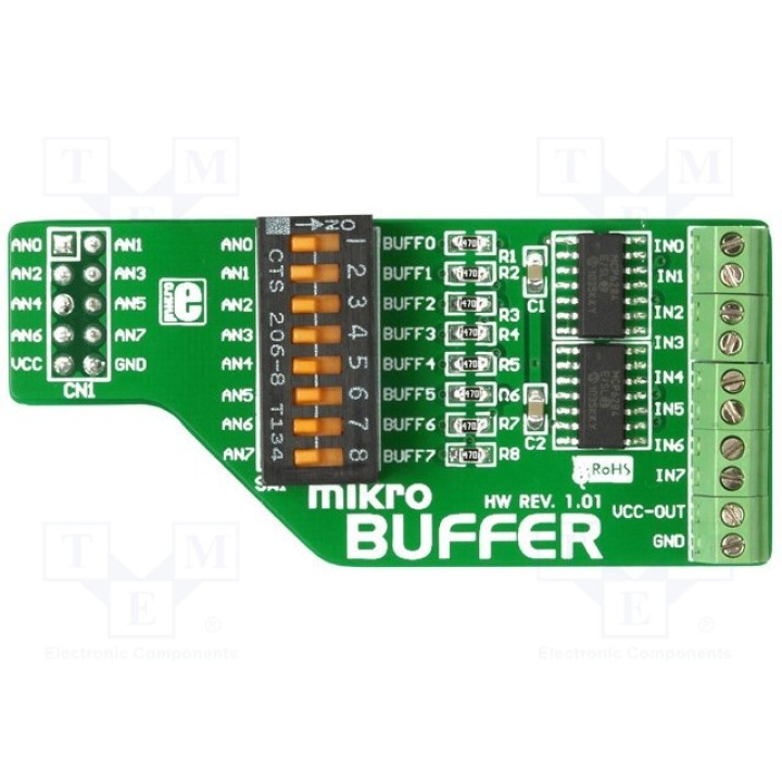 Дочерняя плата MIKROELEKTRONIKA MIKROBUFFER (MIKROE-323)