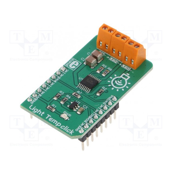 Click board MIKROELEKTRONIKA LIGHT TEMP CLICK (MIKROE-3399)