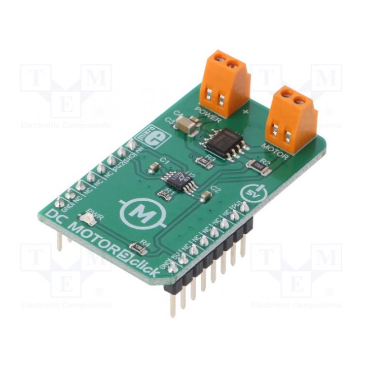 Click board MIKROELEKTRONIKA DC MOTOR 9 CLICK (MIKROE-3416)