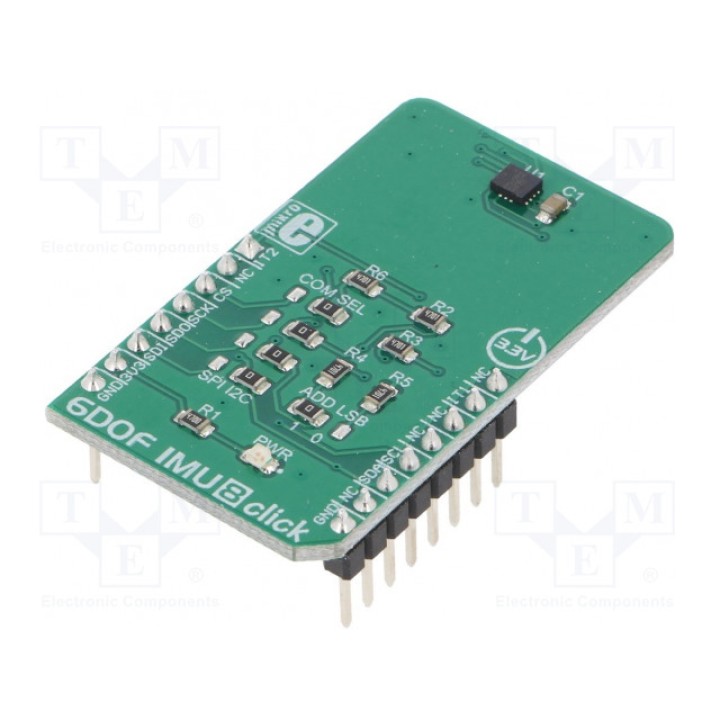 Click board MIKROELEKTRONIKA 6DOF IMU 8 CLICK (MIKROE-3447)