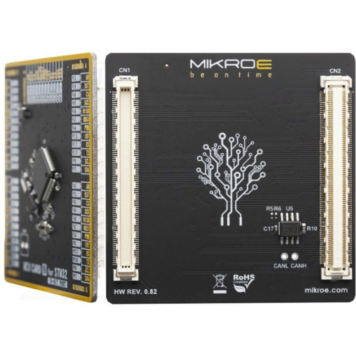 Мультиадаптер Fusion v8 MIKROELEKTRONIKA MCU CARD 9 FOR STM32 STM32F373RC (MIKROE-3525)