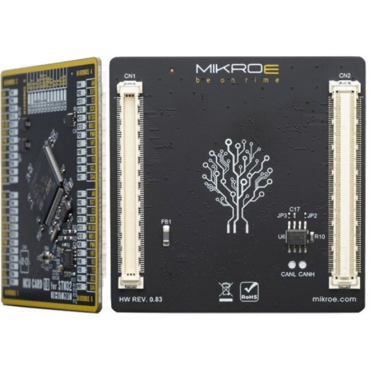 Мультиадаптер Fusion v8 MIKROELEKTRONIKA MCU CARD 10 FOR STM32 STM32F107VC (MIKROE-3731)