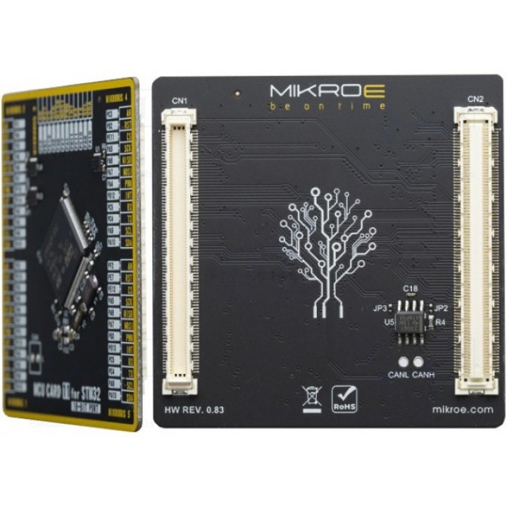 Мультиадаптер Fusion v8 MIKROELEKTRONIKA MCU CARD 11 FOR STM32 STM32F302VC (MIKROE-3733)