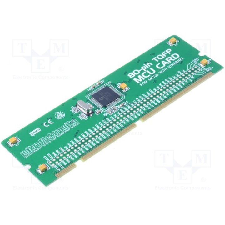 Мультиадаптер MIKROELEKTRONIKA LV18F 80-PIN TQFP MCU CARD PIC18F87J60 (MIKROE-454)