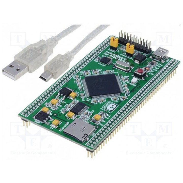 Ср-во разработки ARM NXP MIKROELEKTRONIKA MIKROBOARD FOR ARM 144-PIN (MIKROE-650)