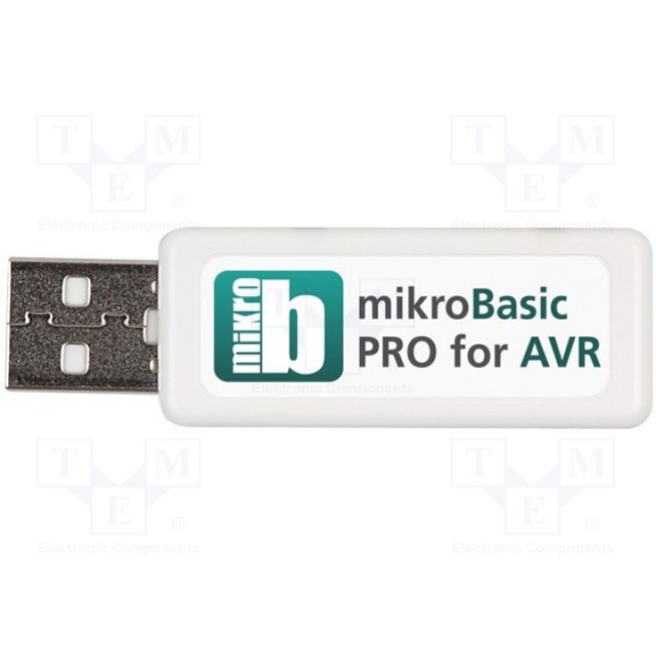 Компилятор MIKROELEKTRONIKA MIKROBASIC PRO FOR AVR (USB DONGLE LICEN (MIKROE-722)