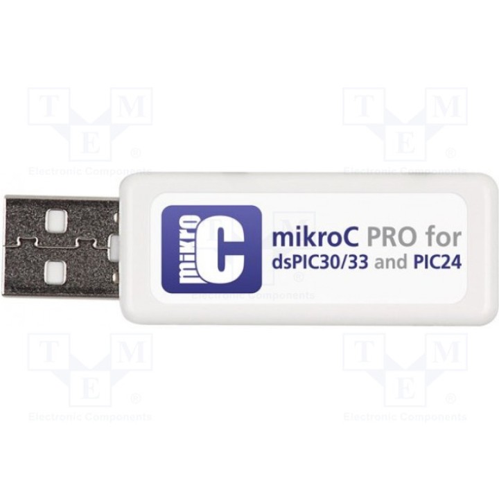 Компилятор MIKROELEKTRONIKA MIKROC PRO FOR DSPIC3033 (USB DONGLE LI (MIKROE-734)