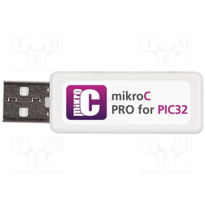 Компилятор MIKROELEKTRONIKA MIKROC PRO FOR PIC32 (USB DONGLE LICENSE (MIKROE-738)