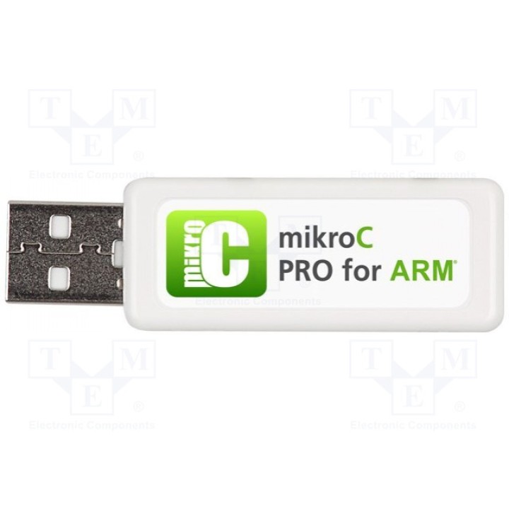 Компилятор MIKROELEKTRONIKA MIKROC PRO FOR ARM (USB DONGLE LICENSE) (MIKROE-936)