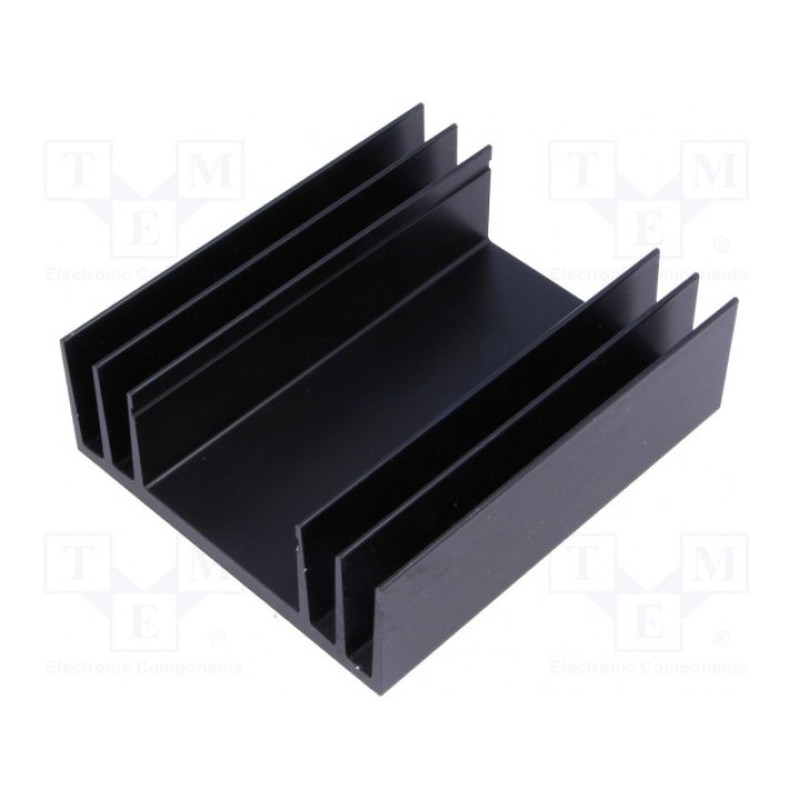 Радиатор штампованный TO3 черный ALUTRONIC PR4075SE (PR40-75-SE)