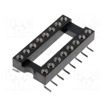 Панелька DIP PIN 16 CONNFLY GOLD-16P-SMD