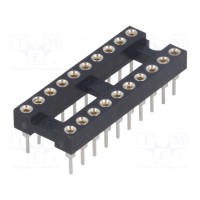 Панелька DIP PIN 20 762мм позолота CONNFLY GOLD-20P