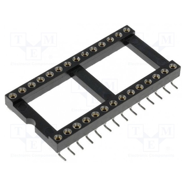 Панелька DIP PIN 28 CONNFLY DS1001-02-28W13 (GOLD-28P-SMD)