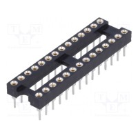 Панелька DIP PIN 28 762мм позолота CONNFLY GOLD-28P-W