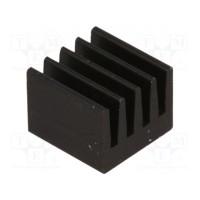 Радиатор штампованный черный FISCHER ELEKTRONIK ICKSMDF8SA