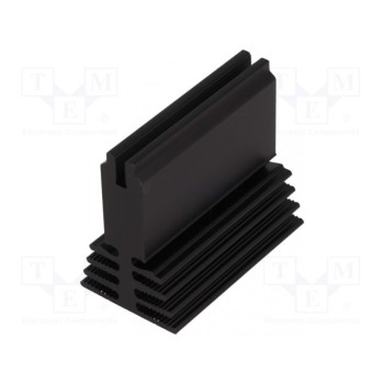 Радиатор штампованный черный FISCHER ELEKTRONIK SK489-50-SA