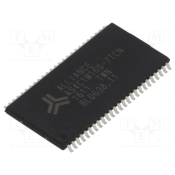 Память DRAM SDRAM 1Mx16бит 33В ALLIANCE MEMORY AS4C1M16S-7TCN