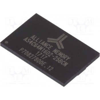 Память DRAM DDR2SDRAM 64Mx16бит ALLIANCE MEMORY AS4C64M16D2-25BCN