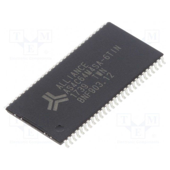 Память DRAM SDRAM 4Mx16битx4 ALLIANCE MEMORY AS4C64M4SA-6TIN (AS4C64M4SA-6TIN)
