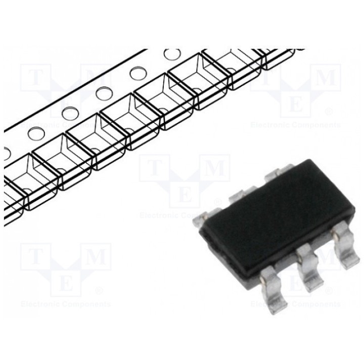 IC цифровая буфер Каналы 2 IN 2 DIODES INCORPORATED 74LVC2G07DW-7 (74LVC2G07DW-7)