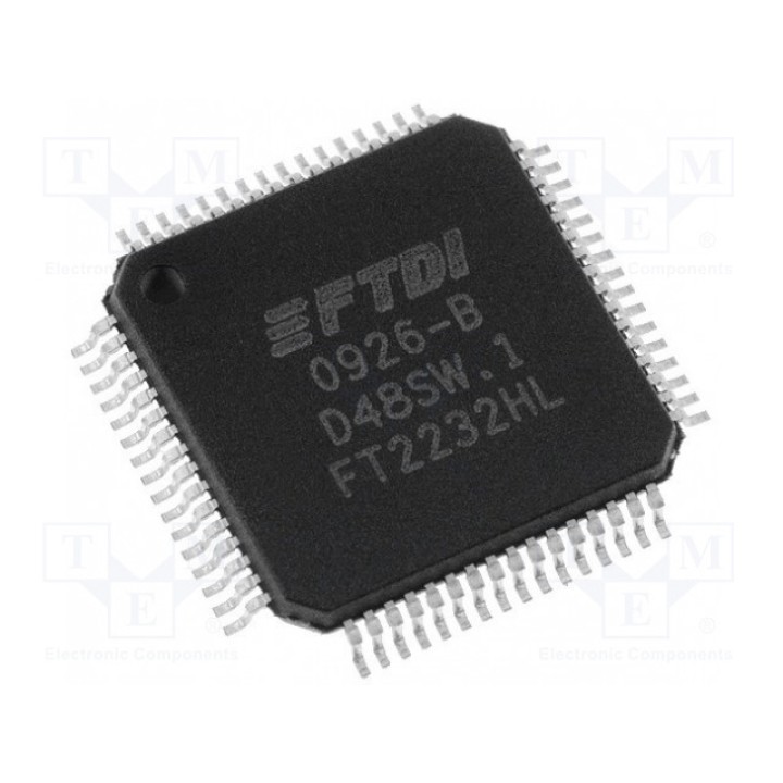IC интерфейс FTDI FT2232HL-REEL (FT2232HL)