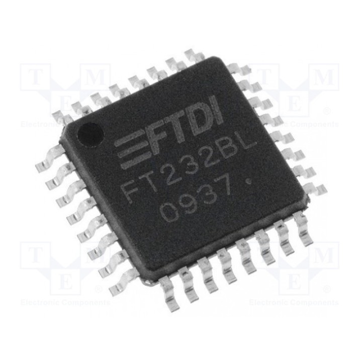 IC интерфейс USB-UART FTDI FT232BL-REEL (FT232BL)