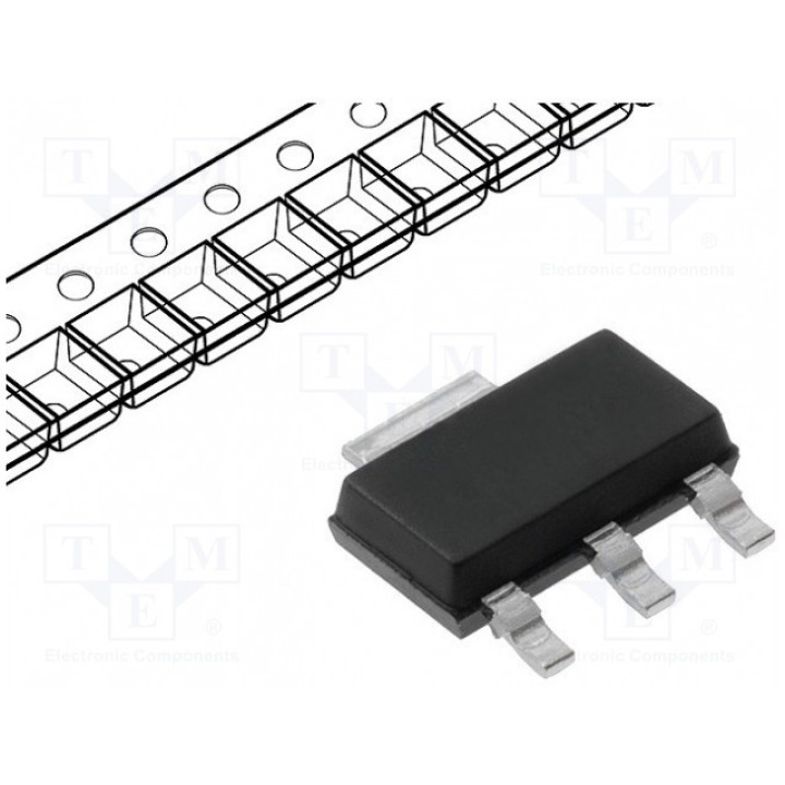 IC power switch low-side 700мА INFINEON TECHNOLOGIES BSP75N (BSP75N)