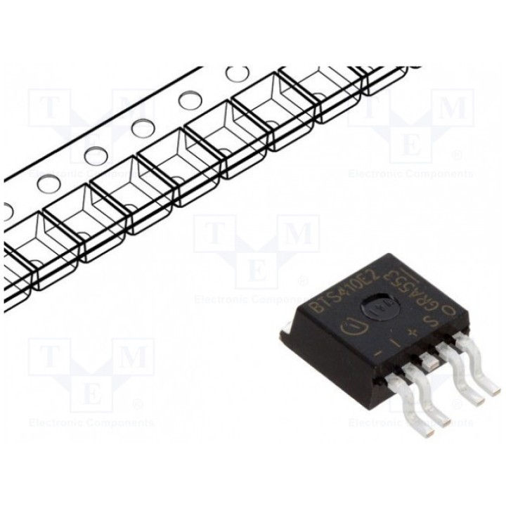 IC power switch high-side 18А INFINEON TECHNOLOGIES BTS410E2E3062ABUMA1 (BTS410E2E3062A)
