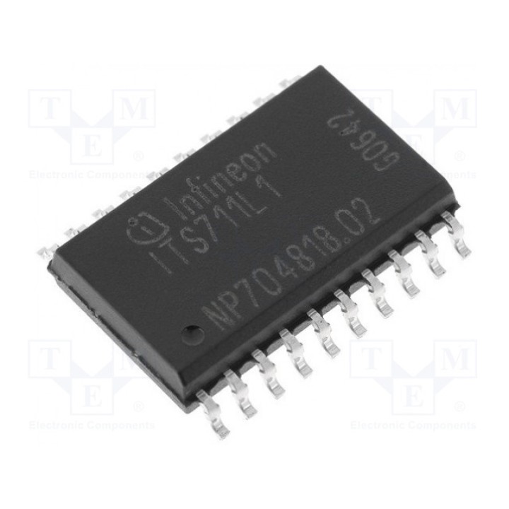 IC power switch high-side 17А INFINEON TECHNOLOGIES ITS711L1 (ITS711L1)