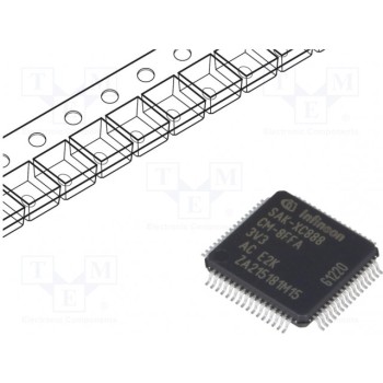 Микроконтроллер 8051 INFINEON TECHNOLOGIES XC888CM8FFA3V3