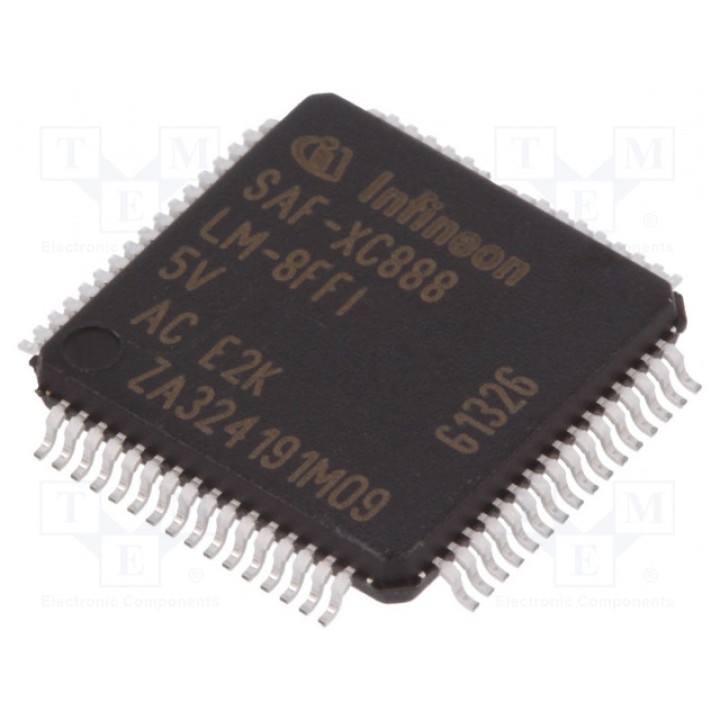 Микроконтроллер 8051 INFINEON TECHNOLOGIES SAF-XC888LM-8FFI 5V AC (XC888LM8FFI5V)