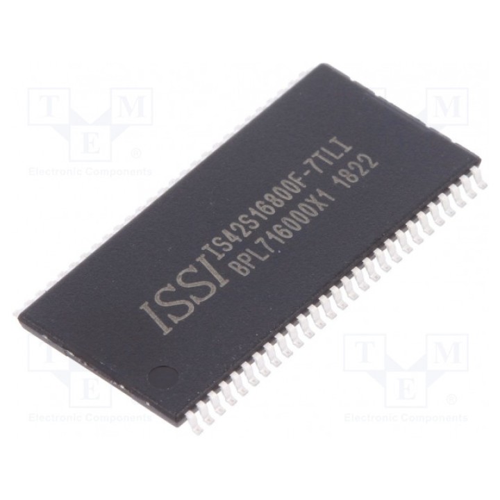 Память DRAM SDRAM 2Mx16битx4 ISSI IS42S16800F-7TLI (IS42S16800F-7TLI)