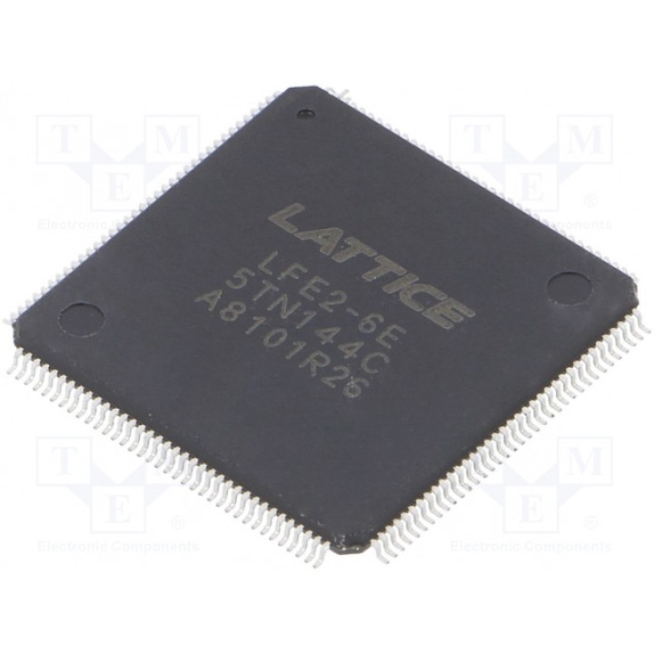 IC FPGA I/O 90 LATTICE LFE2-6E-5TN144C (LFE2-6E-5TN144C)
