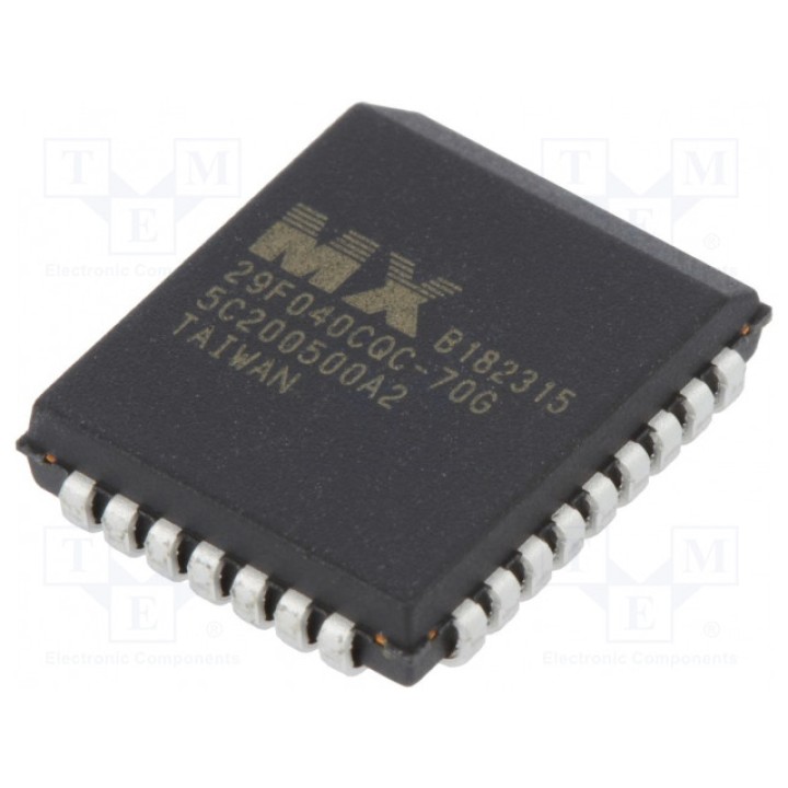 Память FLASH NOR Flash MACRONIX INTERNATIONAL MX29F040CQC-70GTUBE (MX29F040CQC-70G)